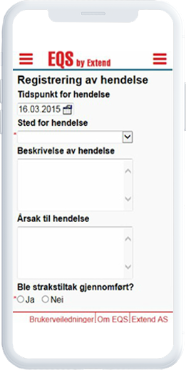 Avvikssystem - Enkel rapportering, dynamiske skjema, gode rapporterEQS